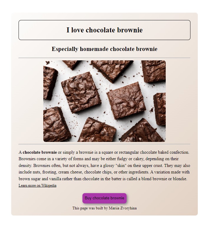 Brownie App
